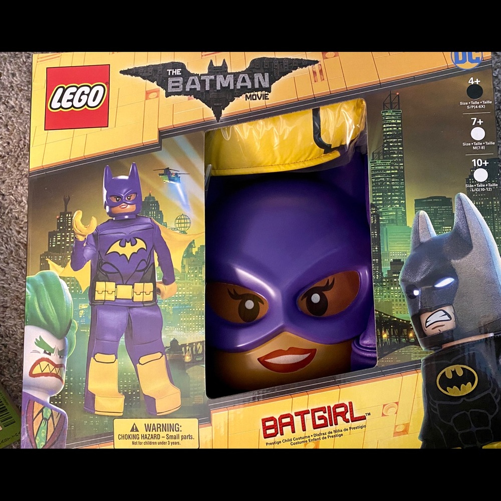 Batgirl LEGO Movie Costume- New! Size 4-6x
